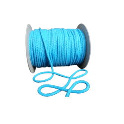 Sznurek bawełniany N 4mm 100mb turkusowy - 33430