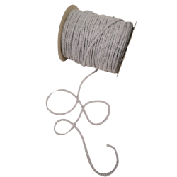 Sznurek bawełniany N 4mm 100mb jasny szary