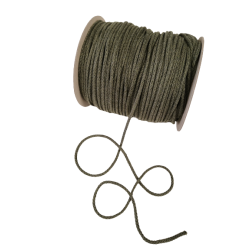 Sznurek bawełniany N 4mm 100mb khaki