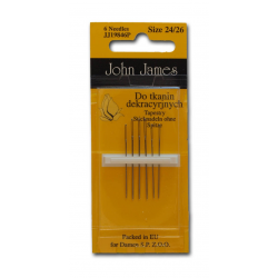 Karnet JJ igły do tkanin dekora. 24-26