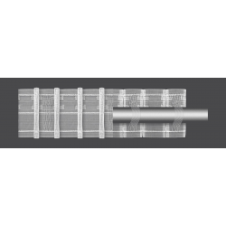 Taśma Firanowa smok na karnisz (TZ20/P-250) 10cm -50mb_M