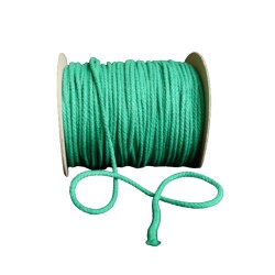 Sznurek bawełniany N 3mm 100mb zielony - 33650