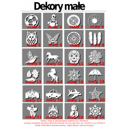 Dekor mały fi 20cm